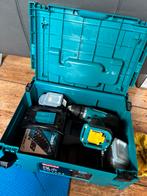 Makita 18 V (chargeur, 2 piles et étui) :, Bricolage & Construction, Outillage | Foreuses, Enlèvement, Comme neuf