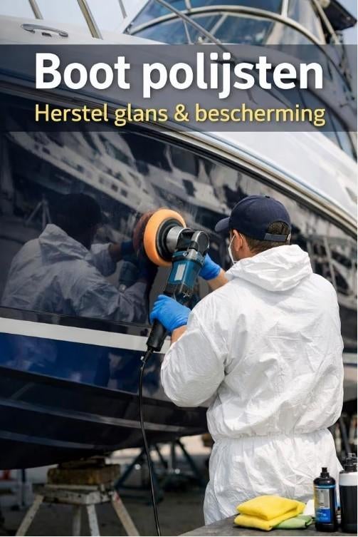 polijsten van speedboten tot jachten, Watersport en Boten, Vis- en Consoleboten, Ophalen