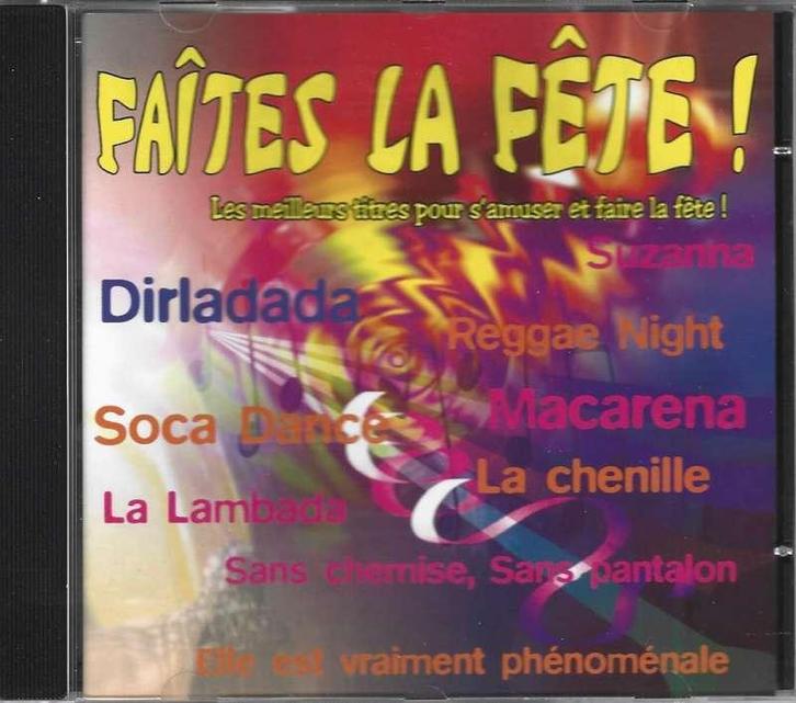 CD Faites la Fête, CD & DVD, CD | Musique latino-américaine & Salsa, Comme neuf, Enlèvement ou Envoi