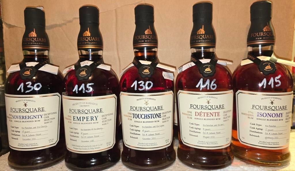 Foursquare rum rhum ron, Collections, Enlèvement