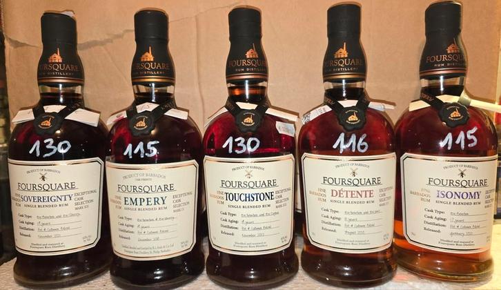 Foursquare rum rum strijkijzer, Verzamelen, Wijnen, Ophalen