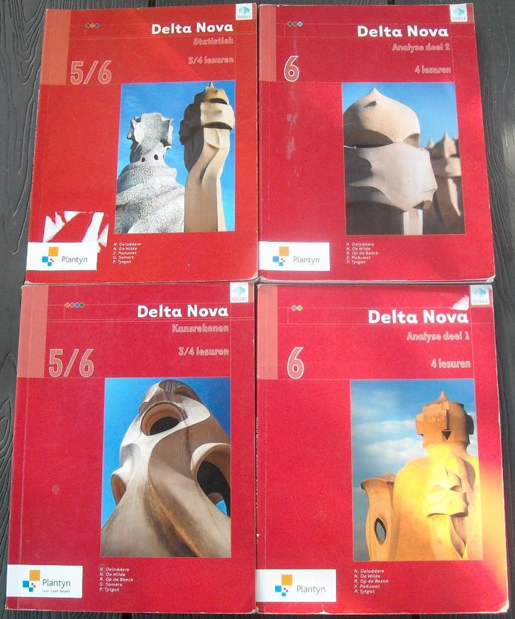 4 Delta nova wiskundeboeken 6 ASO, Boeken, Schoolboeken, Zo goed als nieuw, Wiskunde A, ASO, Ophalen