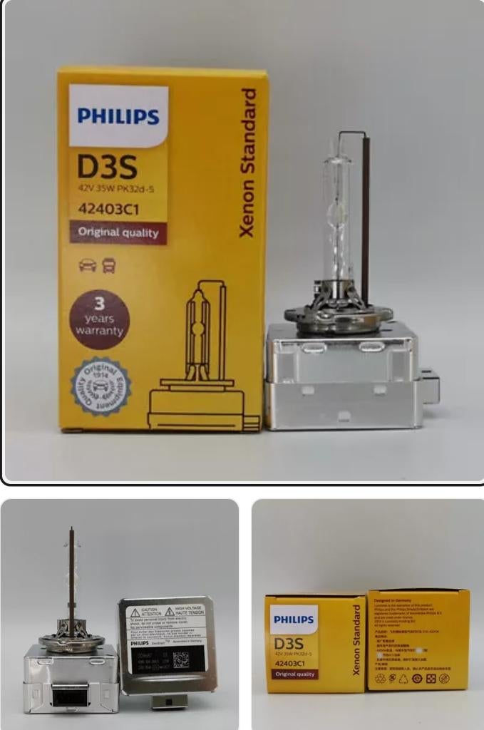 PROMO Ampoule philips Xenon D1S - D2S - D2R - D3S - D4S-D5S