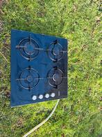 Kookplaat op gas, Elektronische apparatuur, Kookplaten, Ophalen, 4 kookzones, Zo goed als nieuw, Inbouw