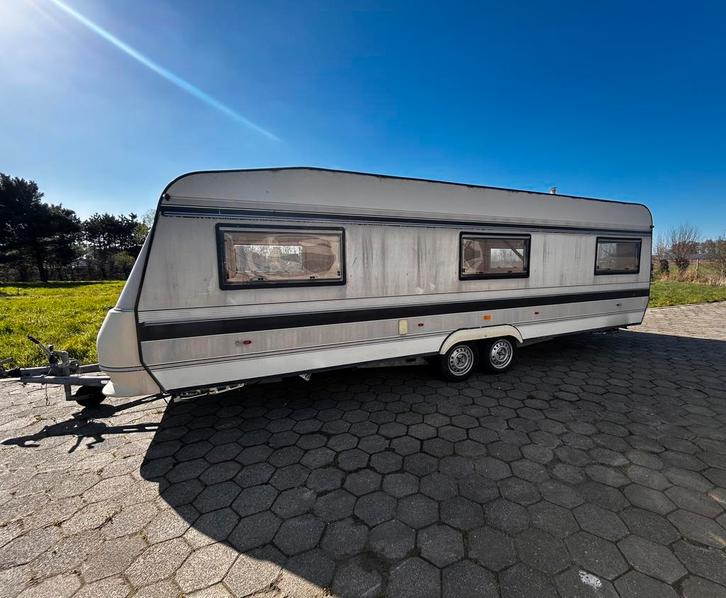 Grote lege hobby 680 – project caravan / tiny house / ombouw, Caravanes & Camping, Caravanes, Particulier, Hobby, Enlèvement ou Envoi