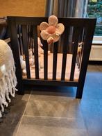 Zwarte babybox, Kinderen en Baby's, Babyparken, Ophalen, Zo goed als nieuw, Rechthoekig, In hoogte verstelbaar