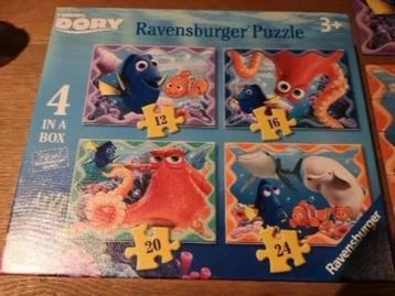Puzzels nemo & dory, Enlèvement ou Envoi, 10 à 50 pièces, Comme neuf, 2 à 4 ans