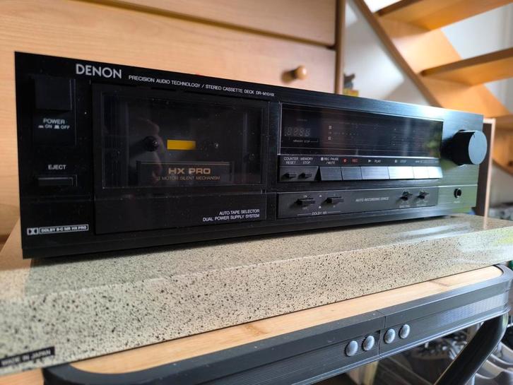 DENON DR M10HX - Stereo Cassette Deck, Audio, Tv en Foto, Cassettedecks, Enkel, Denon, Tiptoetsen, Tape counter, Ophalen