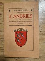 Beschrijving  gemeente St Andries - Van Outryve d'Ydewalle, Ophalen of Verzenden, Gelezen