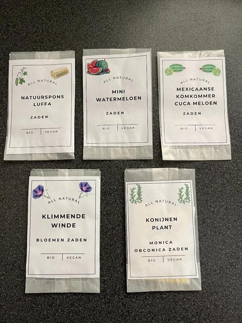 Bio vegan Zaden luffa meloen konijnenplant bloemen, Tuin en Terras, Bloembollen en Zaden, Zaad, Ophalen of Verzenden
