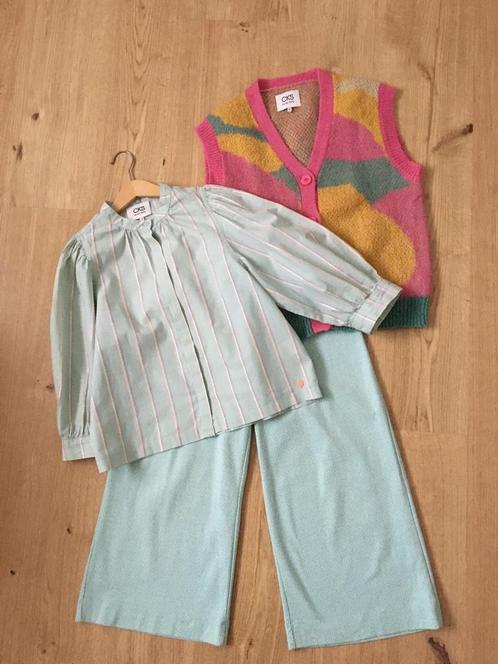CKS, 3-delige set met leuke blouse / broek en truitje 152, Kinderen en Baby's, Kinderkleding | Maat 152, Zo goed als nieuw, Meisje