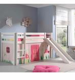 Halfhoogslaper met glijbaan - bedgordijn, Ophalen, Zo goed als nieuw, Halfhoogslaper