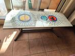 Retro salontafel met tegels, Huis en Inrichting, Ophalen, Gebruikt