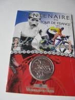 1/4 euro 100 jaar Tour de France 2003-negen, Postzegels en Munten, Verzenden, Frankrijk, Zilver