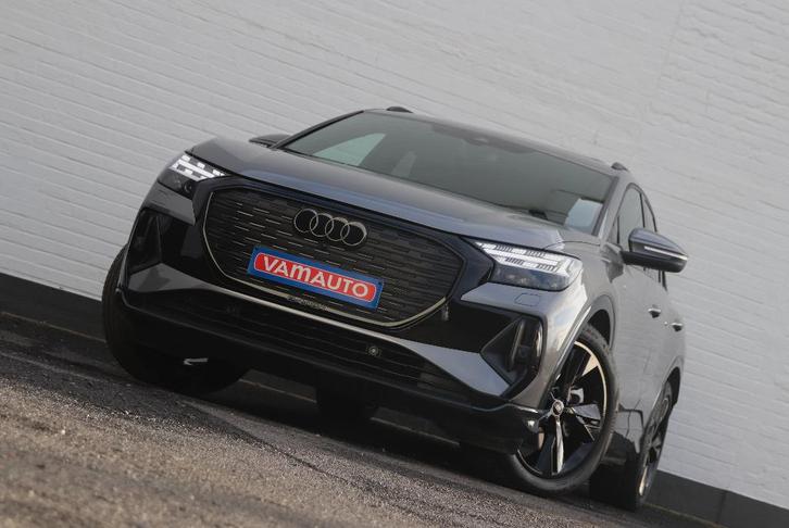 Audi Q4 e-tron 45 S-line Shadow+/Pano/Matrix/HeatPump/Towbar, Auto's, Audi, Bedrijf, Te koop, Q4 e-tron, ABS, Achteruitrijcamera