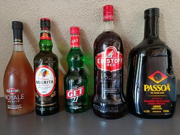 LIQUEURS VERKOOP IN NIEUW LOT ! beschikbaar voor biedingen