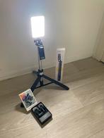 Perche à Selfie, Trepied + Lum tel Selfie & 2 micros cravate, Audio, Tv en Foto, Fotografie | Statieven en Balhoofden, Nieuw, 175 cm of meer