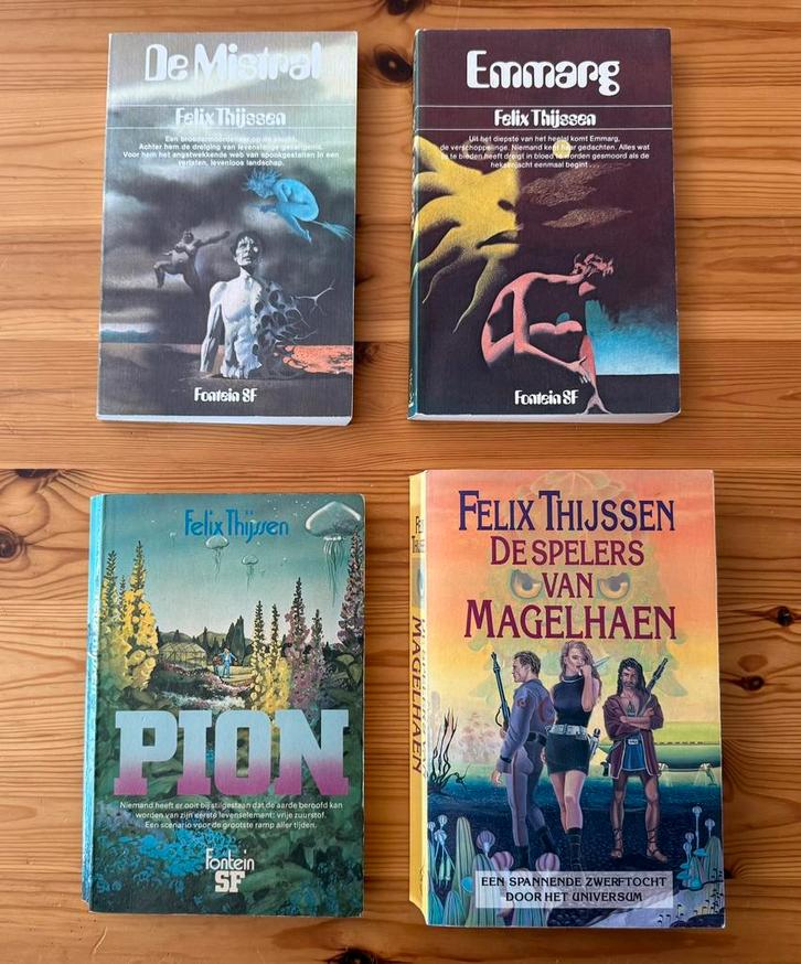 Felix Thijssen SF - pakket 4 boeken, Boeken, Science fiction, Gelezen, Ophalen of Verzenden