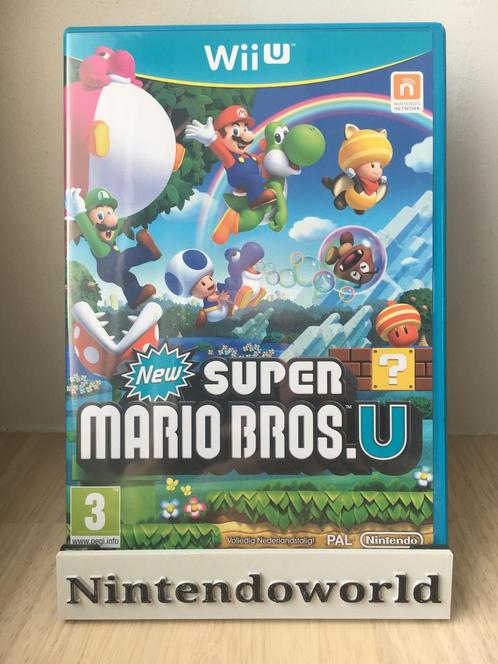 New Super Mario Bros U (Nintendo Wii U), Games en Spelcomputers, Games | Nintendo Wii U, Zo goed als nieuw, Ophalen