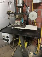 Drukmachine voor leder met luchtpress, Ophalen, Gebruikt