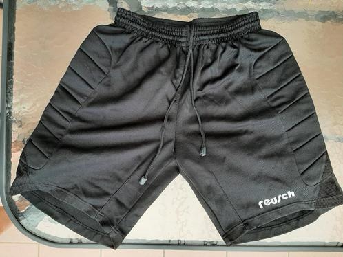 Doelmanbroek Keeperbroek  kort  zwart  -  REUSCH, Sport en Fitness, Voetbal, Zo goed als nieuw, Broek, Maat M, Ophalen of Verzenden