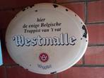 Emaille reclame bord bier trappisten, Verzamelen, Ophalen of Verzenden, Gebruikt