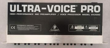 BEHRINGER VX 2000 ULTRA VOICE PRO versterker beschikbaar voor biedingen