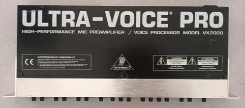 BEHRINGER VX 2000 ULTRA VOICE PRO versterker, Muziek en Instrumenten, Effecten, Gebruikt, Equalizer, Compressor, Ophalen