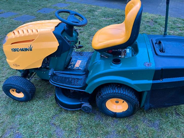 Zitmaaier Yardman Hydrostaat, Jardin & Terrasse, Tondeuses autoportées, Utilisé, 90 à 120 cm, Démarrage électrique, Bac de ramassage