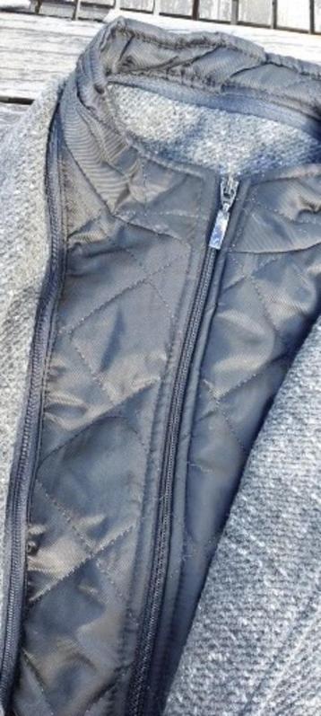 Grijze halflange jas merk Enzo Belardi beschikbaar voor biedingen