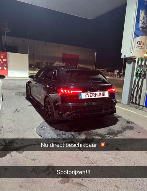 RS 3 Black Edition TE HUUR, Auto's, Audi, Particulier, RS3, 360° camera, 4x4, Aangepast voor mindervaliden, ABS, Achteruitrijcamera