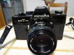 Minolta srt 101+lens, Ophalen of Verzenden, Gebruikt, Spiegelreflex, Minolta