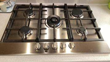 Taque au gaz Whirlpool AKR3580IX, Electroménager, Gaz, Enlèvement, Utilisé, À Poser