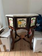 Belle table (d'appoint) antique en marbre/bois, Antiquités & Art, Enlèvement