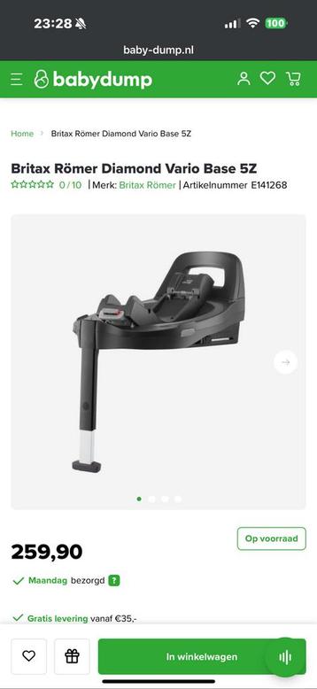 Britax Römer Diamond Vario Base 5Z beschikbaar voor biedingen