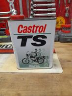 Oude Castrol TS Moto 2T 2-takt lege oliekan, Verzamelen, Verzenden, Gebruikt, Overige typen