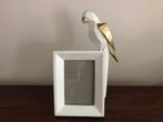 Lijst kader met glas wit goud papegaai, Huis en Inrichting, Ophalen of Verzenden, Zo goed als nieuw
