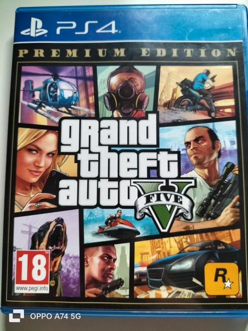 Grand Theft Auto V - Premium Edition, Games en Spelcomputers, Games | Sony PlayStation 4, Zo goed als nieuw, Avontuur en Actie