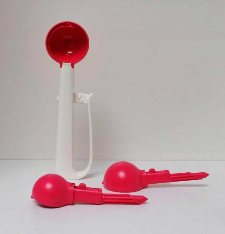 Tupperware™ « Click & Scoop » Cuillère Mesure, Maison & Meubles, Cuisine| Tupperware, Neuf, Autres types, Blanc, Rouge, Envoi