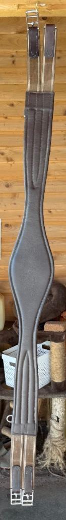Di’on anatomische singel leder bruin 145cm, Dieren en Toebehoren, Ophalen, Gebruikt, Springen