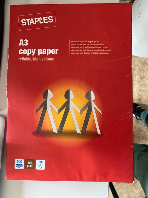 Bloc de papier A3 500 feuilles - à donner, Diversen, Papierwaren, Zo goed als nieuw, Ophalen