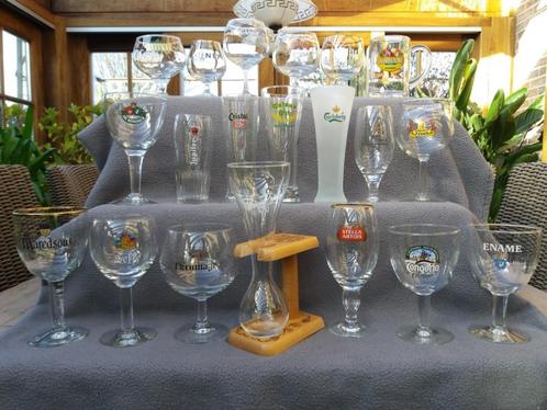 Bierglazen (lot A), Collections, Verres & Petits Verres, Comme neuf, Enlèvement