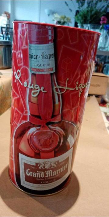 blikken doos Grand Marnier likeur, Verzamelen, Ophalen of Verzenden, Zo goed als nieuw, Overige, Overige merken