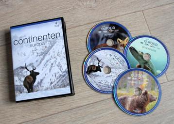 Box van 3 DVD Continenten Europa BBC natuur as NEW! 
