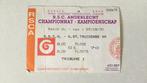 Ticket kampioenschap Anderlecht- St Truiden 29/8/90, Tickets en Kaartjes, Sport | Voetbal