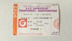 Ticket championnat Anderlecht-St Truiden 29/8/90