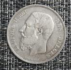 5 Francs Belgique 1867 F.  Leopold 2, Argent, Série, Envoi, Argent