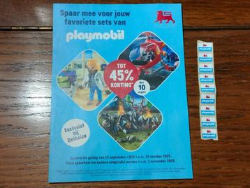 10 stickers Delhaize Playmobil sparen speelgoed sinterklaas beschikbaar voor biedingen