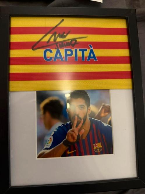 Gesigneerde aanvoerdersband Suárez, Verzamelen, Sportartikelen en Voetbal, Nieuw, Overige typen, Ophalen of Verzenden