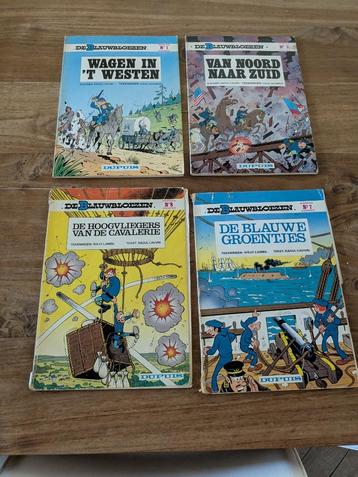 4 stripverhalen "De Blauwbloezen" beschikbaar voor biedingen